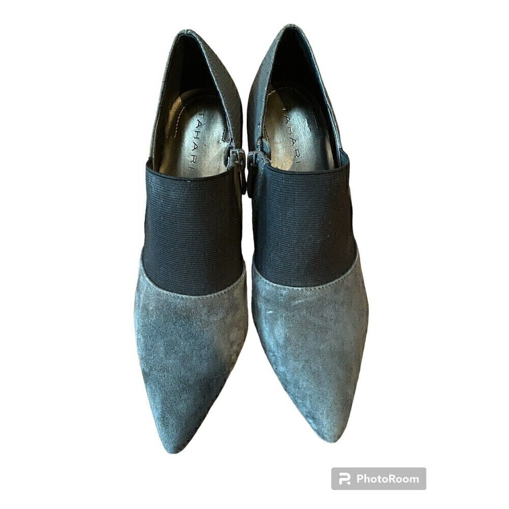 Tahari Bea Gray Heels Sz.6.5 M